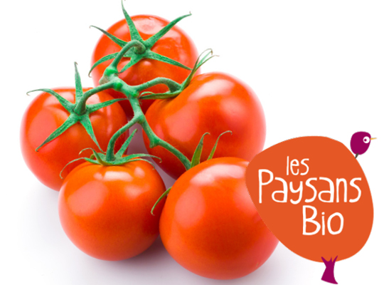 Les Paysans Bio Tomate grappe BIO -500g