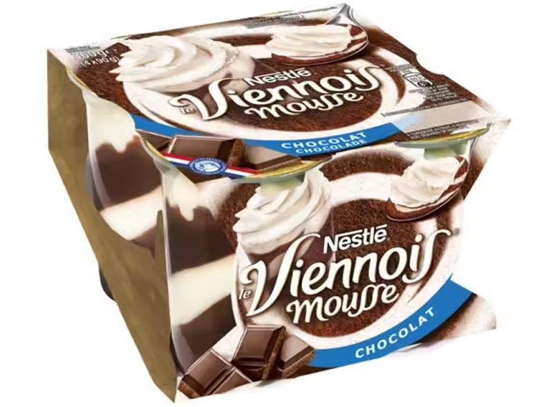 Nestlé Viennois Mousse Chocolat 4x90g