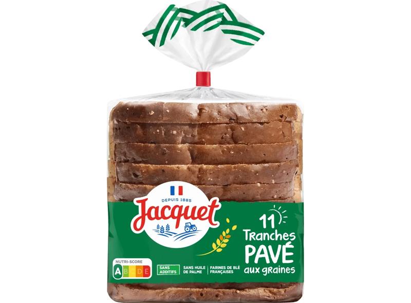 Jacquet Pav&eacute; Bread With Seeds 350g