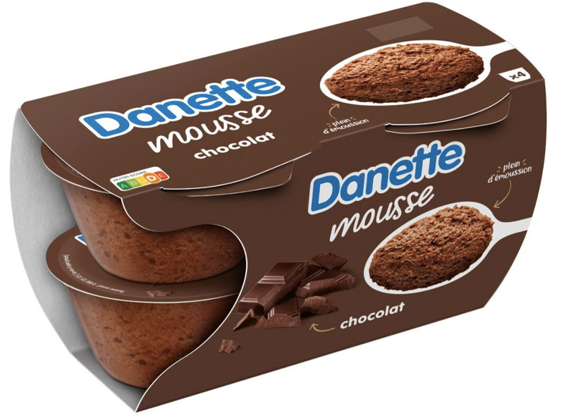 Danone Mousse chocolat 4x60g