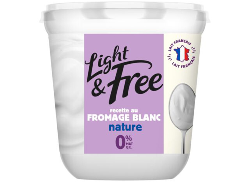 Light & Free Fromage blanc nature 0% MG 850g