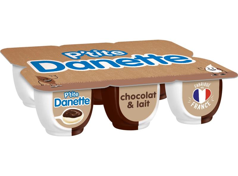 Danone Crème dessert chocolat et lait Danette 6x70g