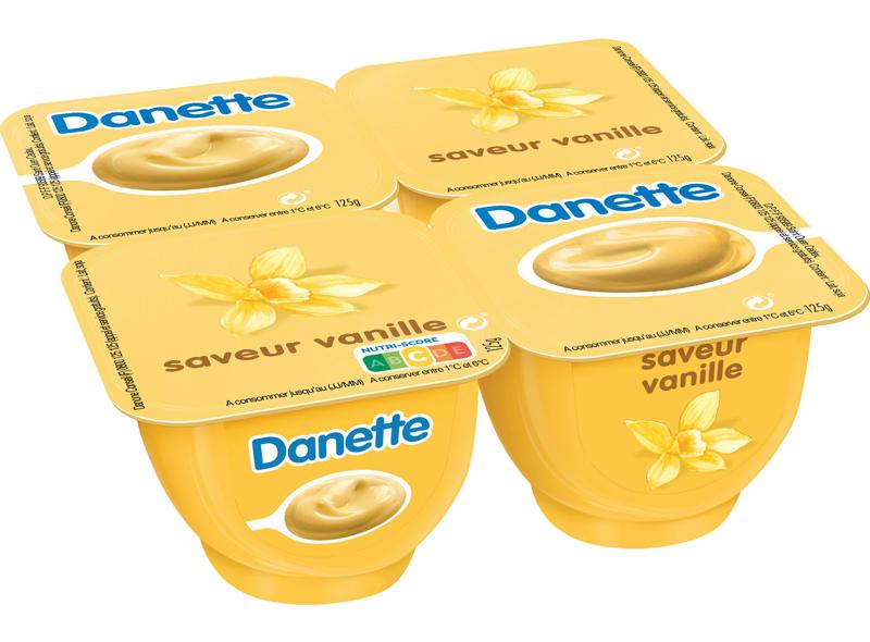 Danone Danette vanille 4x125g