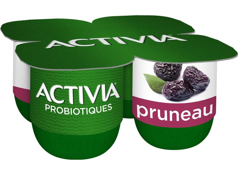 Danone Activia Bifidus Yoghurt With Prune 4x125g