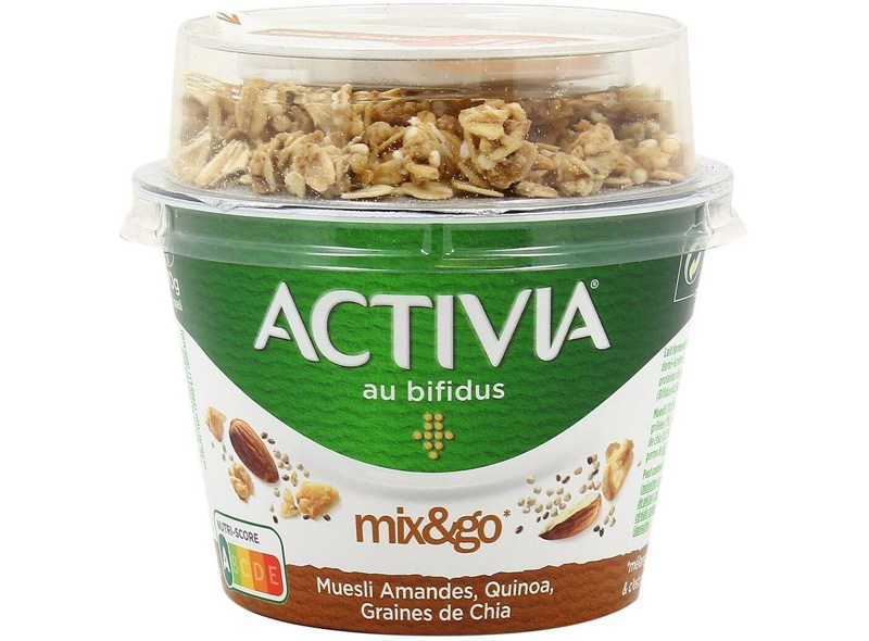Danone Yaourt muesli amande quinoa et graines de chia Activia 170g