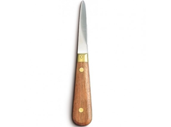  The essential knife for easy opening of your oysters. Thick, rigid stainless steel blade. 1pc