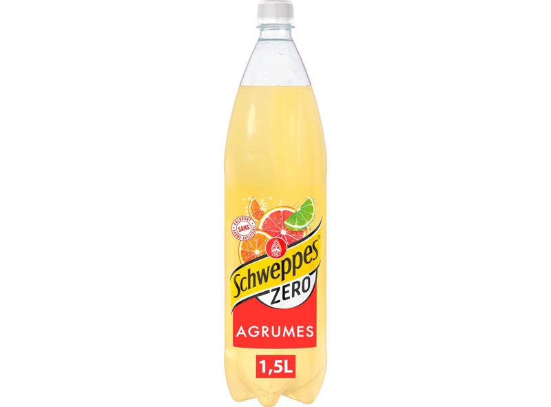 Schweppes Schweppes agrumes zéro Bouteille 1.5l