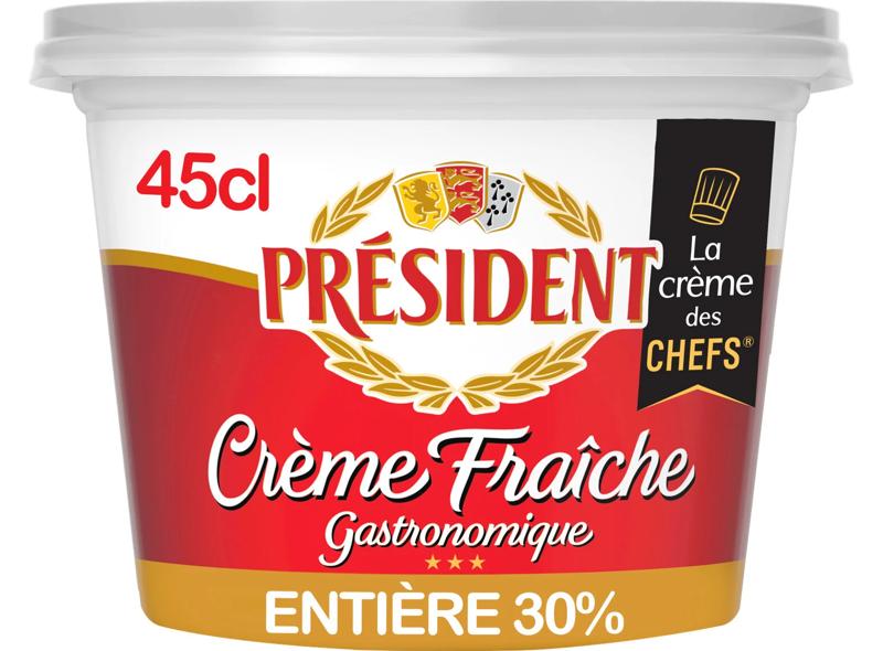 Président Crème fraîche gastronomique 30% de MG 45cl