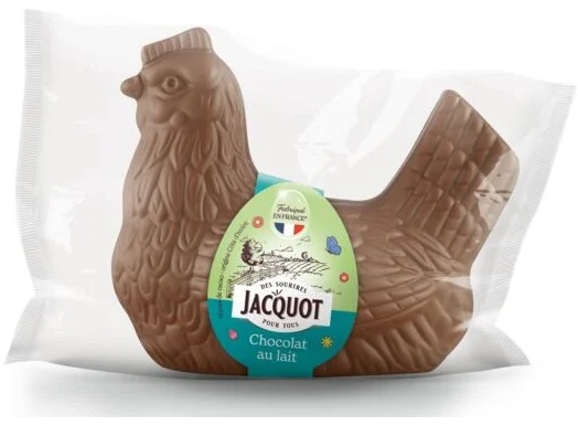 Jacquot Filled Milk Chocolate Hen Moulding 185g