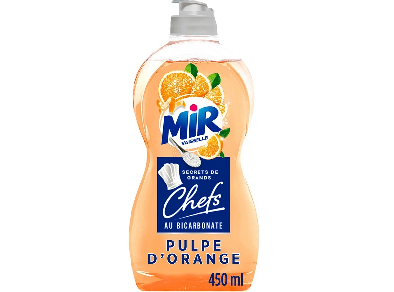 Mir Liquid Dish Soap Secrets de Grands Chefs Orange Pulp 450ml