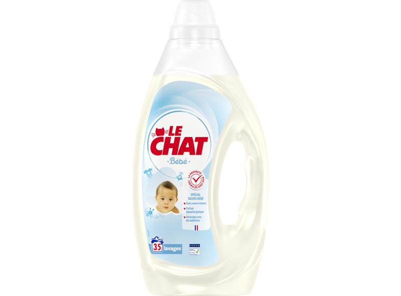 Le Chat Liquid Laundry Detergent Fro Baby Clothes 1.575l 35 lavages