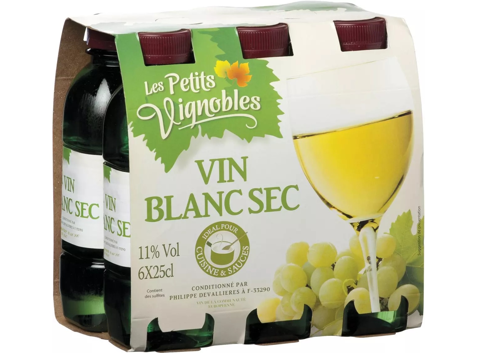 Les Petits Vignobles Vin blanc de table 25cl