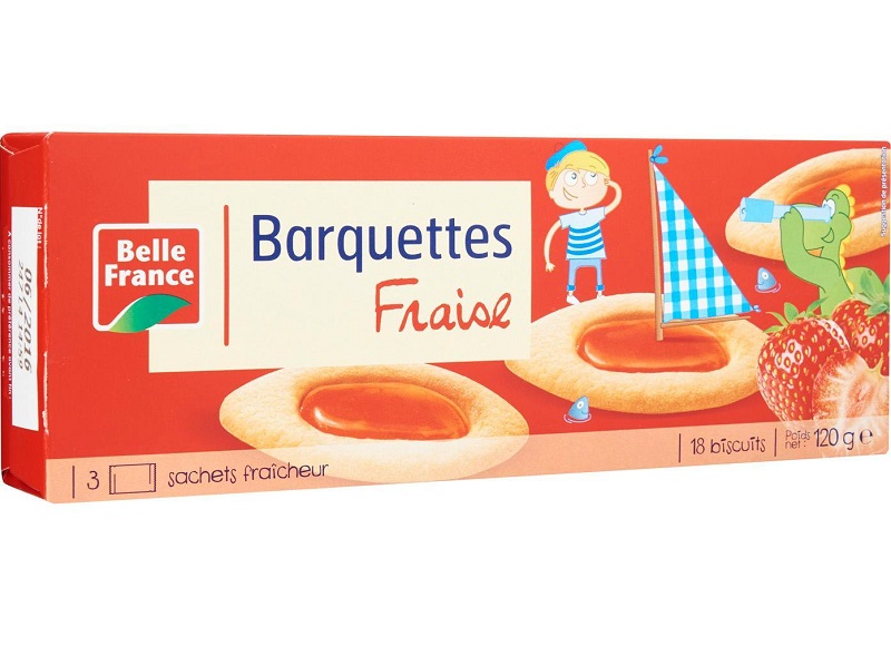 Belle France Strawberry Barquette 120g