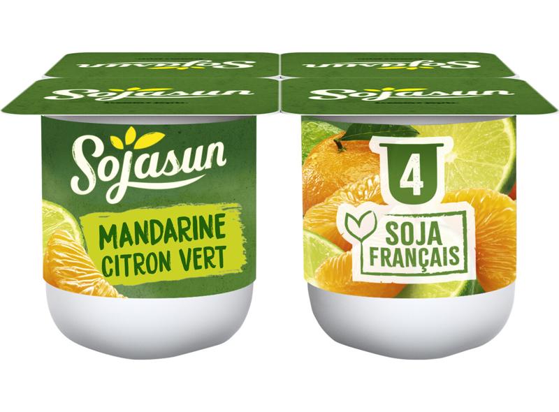 Sojasun Mandarin/Lime Sojasun 4x100g