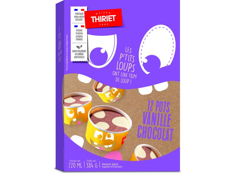Maison Thiriet 12 Pots vanille chocolat 384g