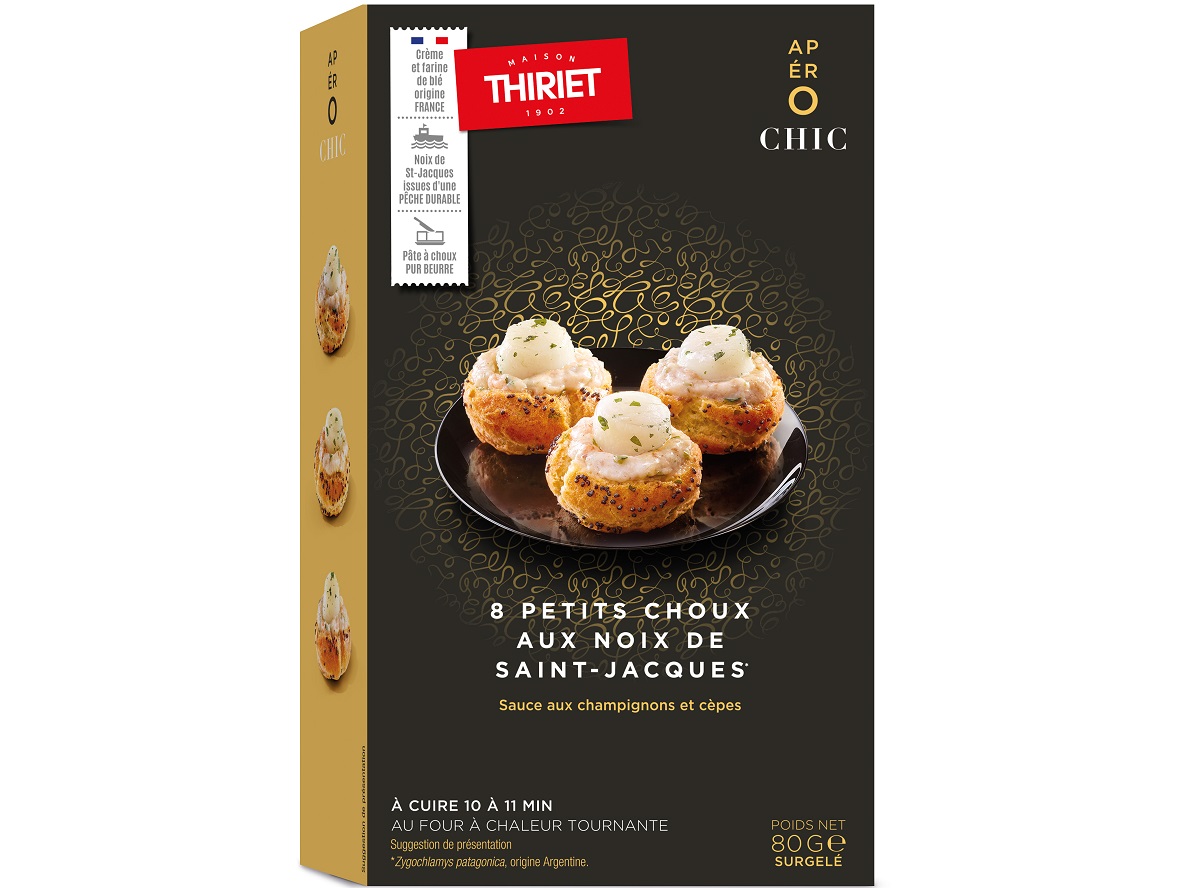 Maison Thiriet Petits choux aux noix de St-Jacques 80g