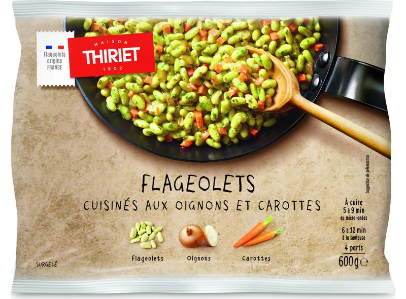 Maison Thiriet Flageolets cuisinés aux oignons et tomates grillées 600g 4 parts
