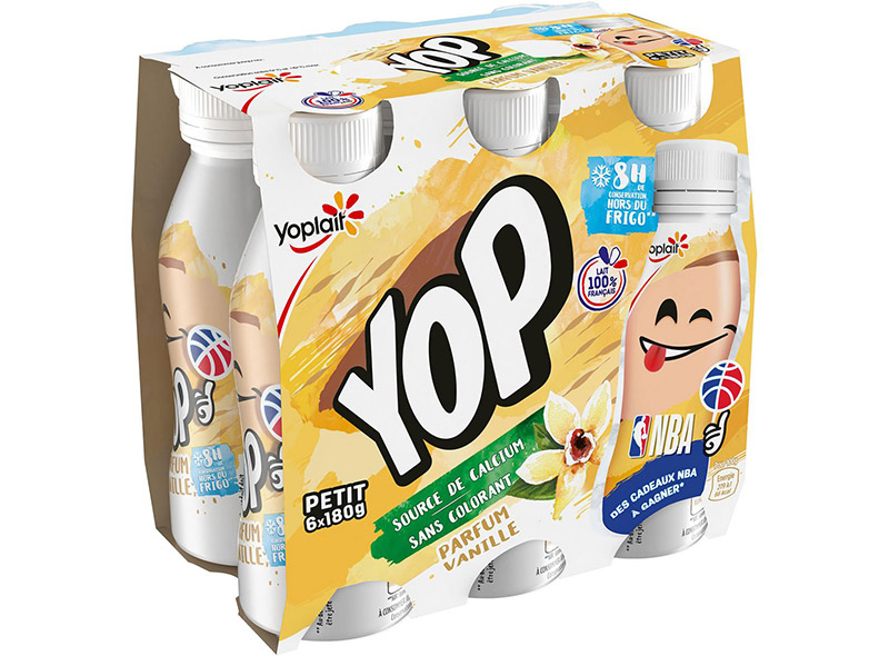 Yoplait Yaourt à boire vanille P’TIT YOP 6x180g