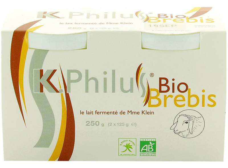 Laiterie Du Climont K-Philus, yaourt au lait de brebis BIO 2x125g