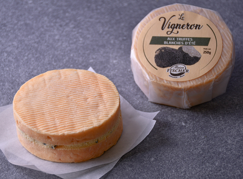 La fromagerie Vigneron du marché aux truffes blanches d’été 250g