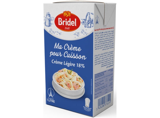 Bridel Crème légère pour cuisson UHT 18% 1l