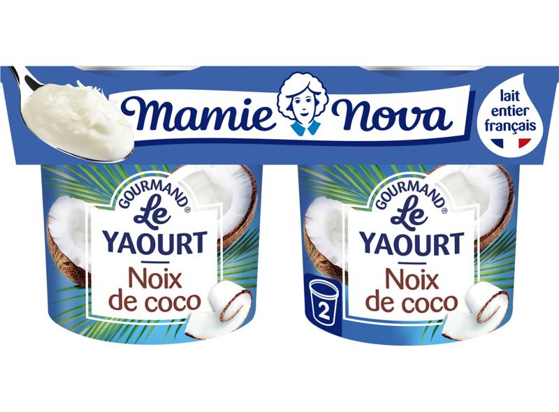 Mamie Nova Yaourt saveur coco 2x150g