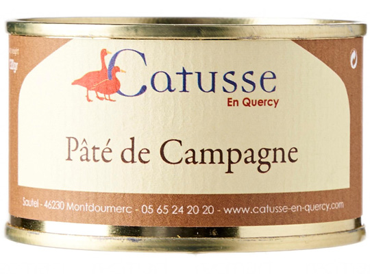 Catusse Country-Style P&acirc;t&eacute; Boite 130g
