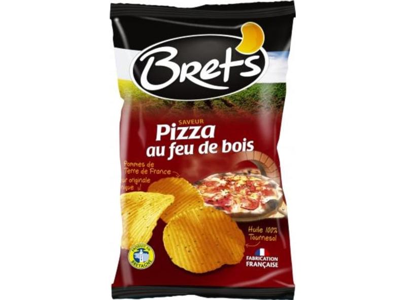 Bret’s Chips ondulées saveur pizza au feu de bois 125g