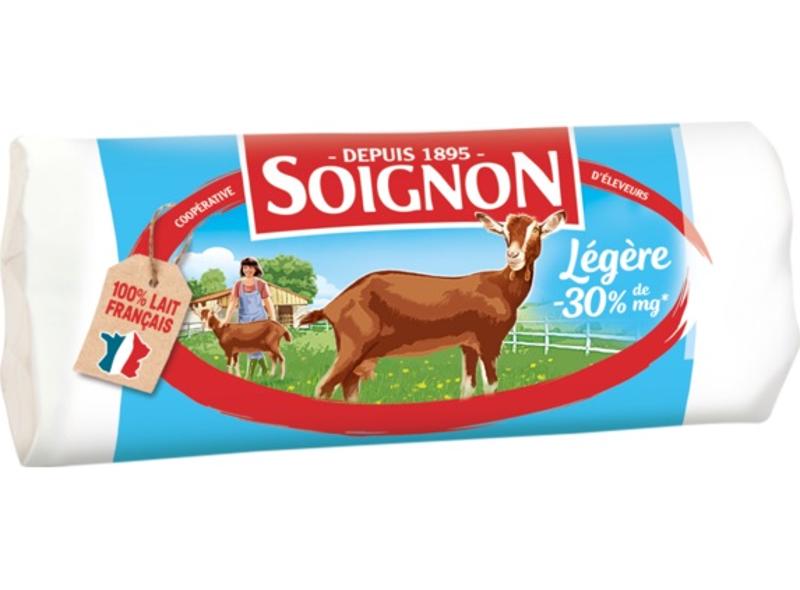 Soignon 30% Fat Reduced Light Goat&rsquo;s Cheese Log 180g