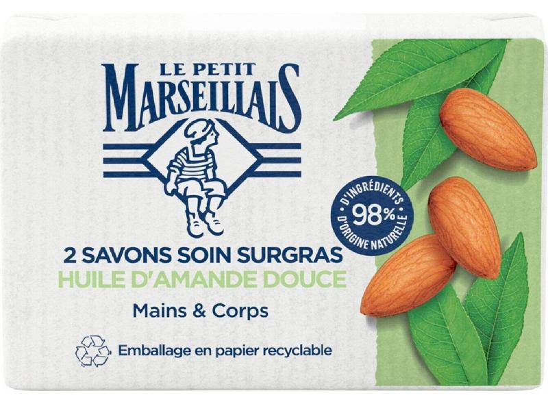 Le Petit Marseillais  Soap With Sweet Almond Oil 2x100g