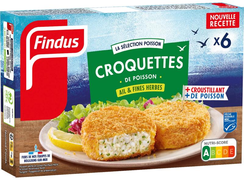 Findus Fish Croquettes With Garlic And Herbs 6 pièces 300g