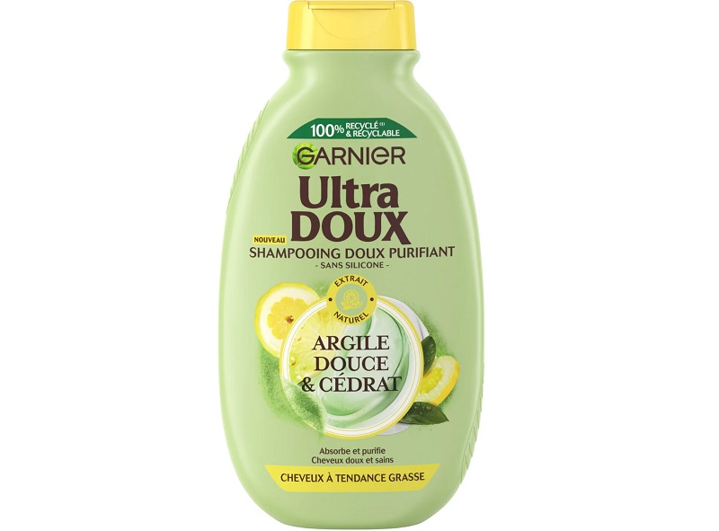 Ultra Doux Shampoing purifiant cheveux gras argile douce & cédrat 300ml
