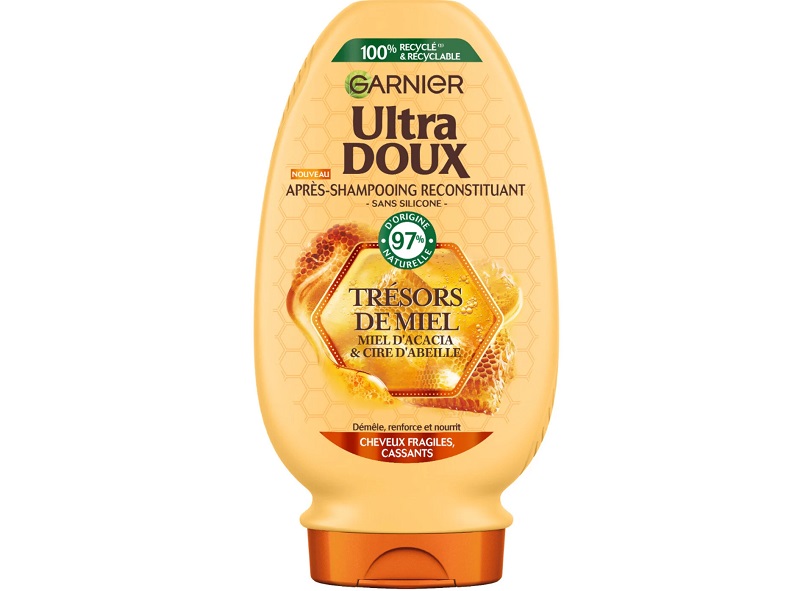 Ultra Doux Après-shampooing reconstituant trésors de miel 250ml