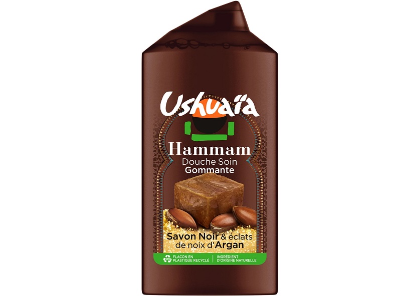 Ushua&iuml;a Shower Gel Hamam Black Soap & Argan Oil 300ml