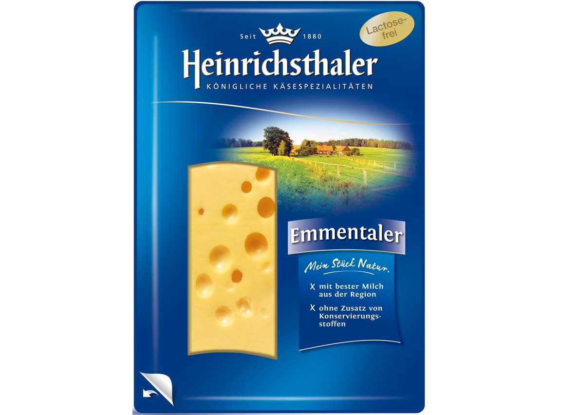 Heinrichsthaler Emmental en tranches 45% M.G. 200g