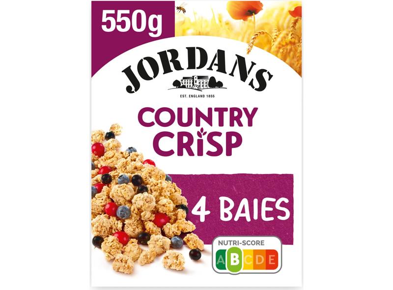 Jordans Céréales complètes & 3 baies Country Crisp 550g