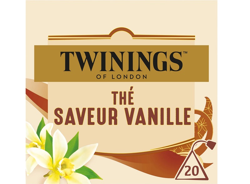 Twinings Thé noir vanille 20 sachets