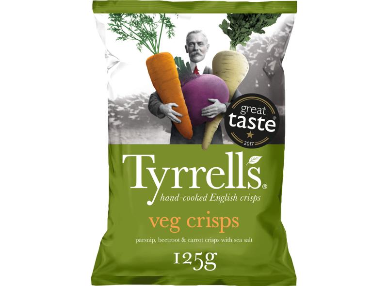 Tyrrell’s Chips de légumes 125g