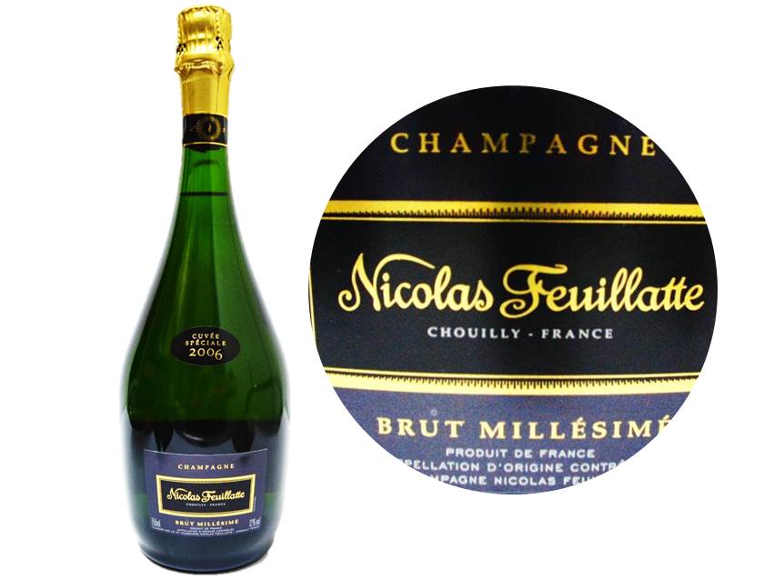 Nicolas Feuillatte Champagne N. Feuillatte brut Millesimé 2014/2016/2017 Bouteille 75cl