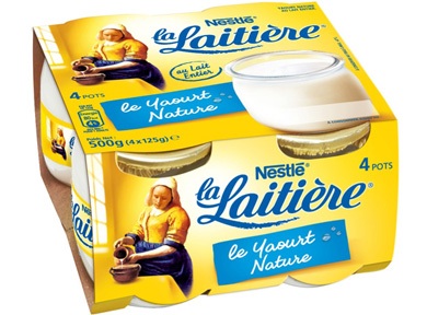 Nestlé La Laitière yaourt nature 4x125g