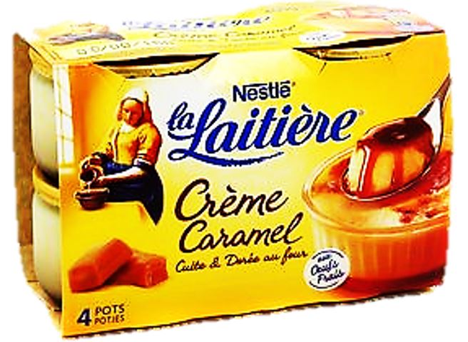 Nestlé Crème au caramel Cuite et dorée au four 4x100g
