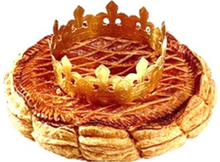 La Boulangerie Galette des rois artisanale pur beurre à la frangipane -640g 8 parts