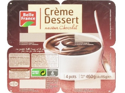 Belle France Crème dessert au chocolat 4x115g
