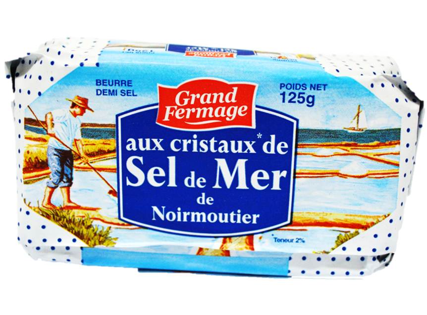 Grand Fermage Beurre au sel de Noirmoutier 125g