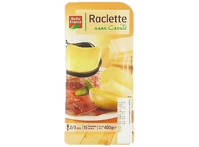 Belle France Raclette tranchée sans croûte 400g