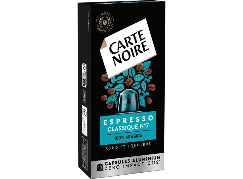 Carte Noire Capsules de café espresso classique 10 capsules