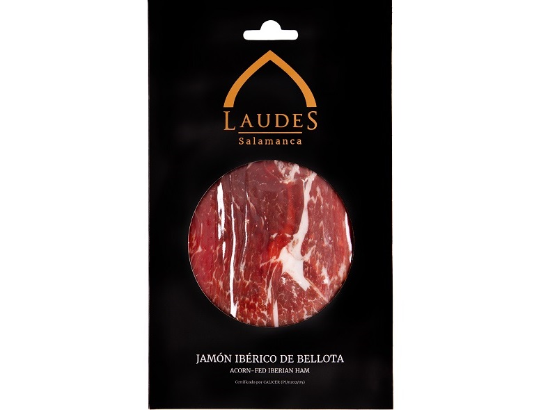 Laudes Jam&oacute;n 50%  ib&eacute;rico de Bellota loncheado Sliced Iberian Acorn-Fed Ham 50g