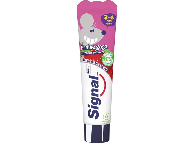 Signal Gaga Strawberry Toothpaste 3-6 Years Old 50ml