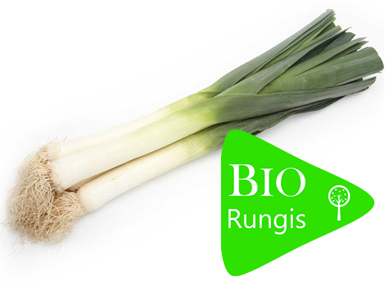 Bio Rungis Poireau BIO Sachet vrac -500g 2/3 pc