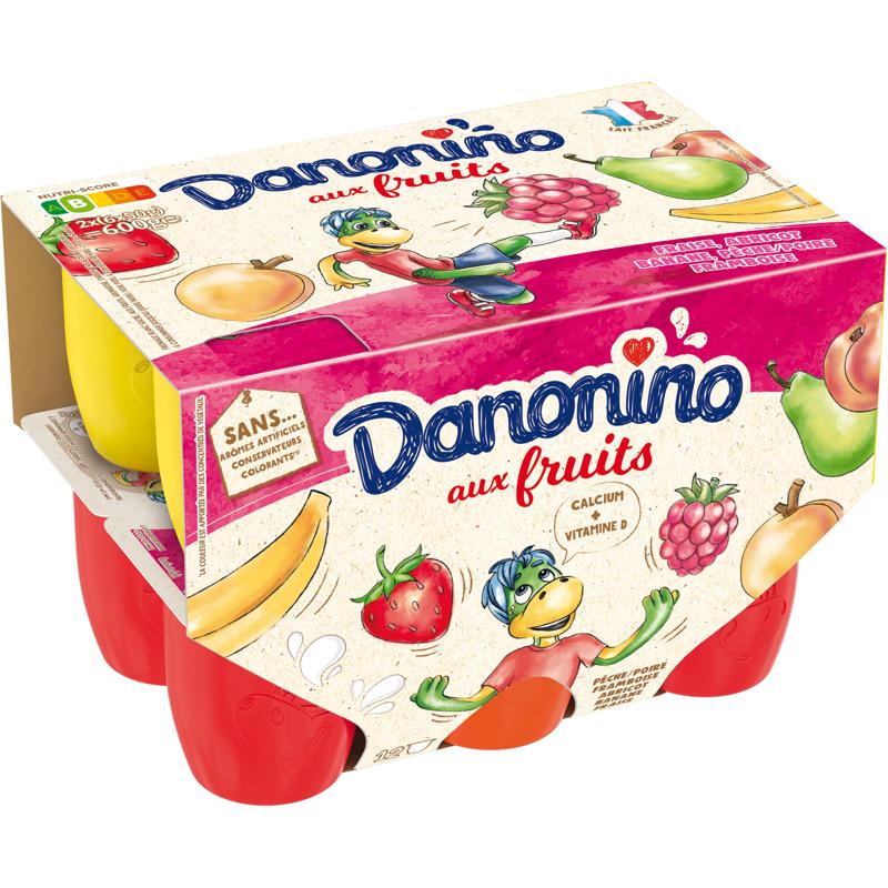 Danonino Mixed Fruits Cottage Cheese 12x50g